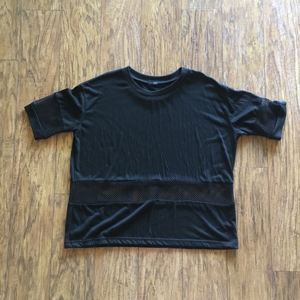 Brandy Melville Shirt w/ Mesh Paneling